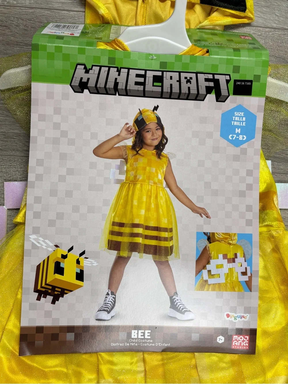 Minecraft Bee Costume Medium 7/8